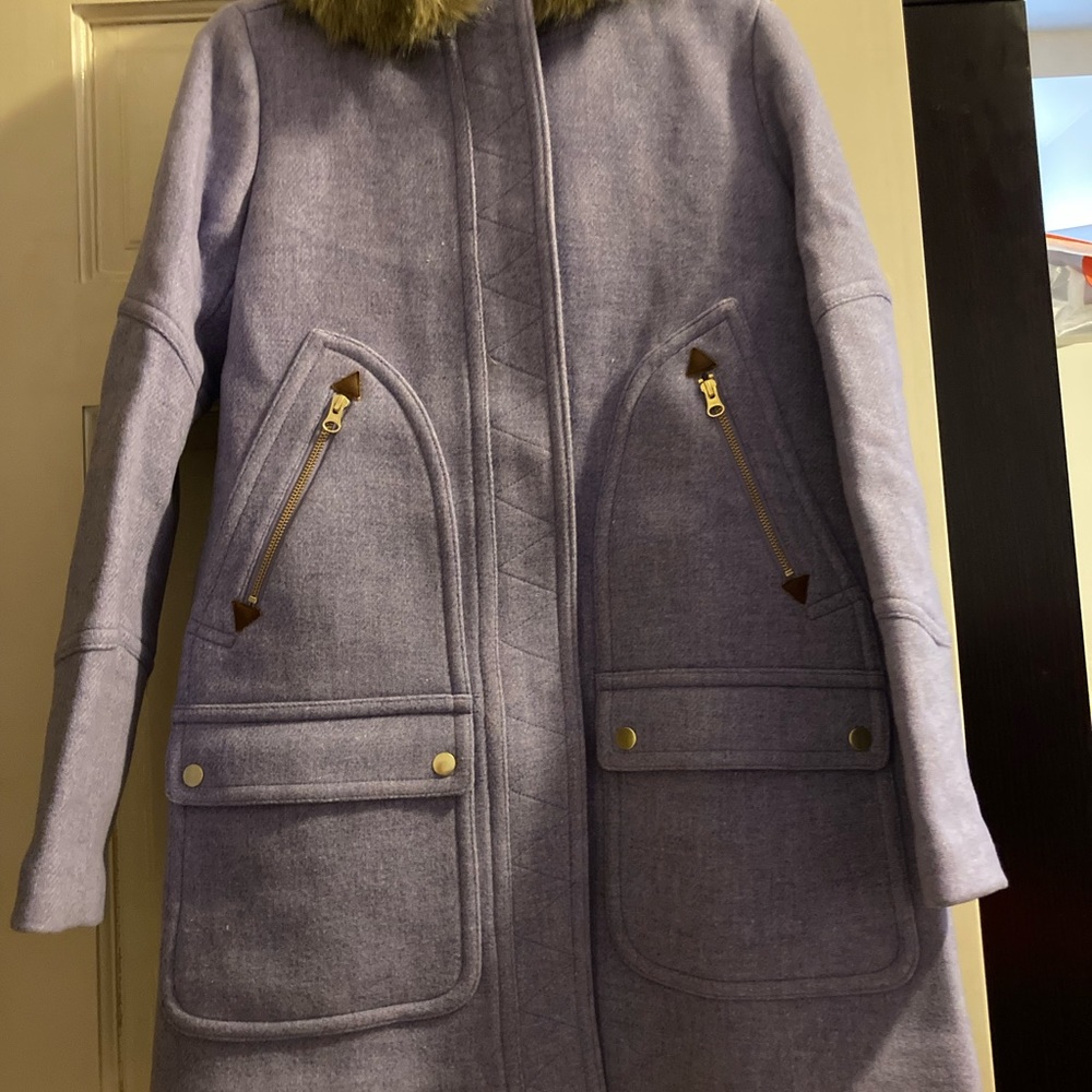 J.Crew Women's Chateau Parka in Italian Stadium Cloth Sz 10